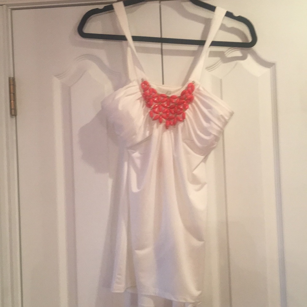 Beaded Cache tank top